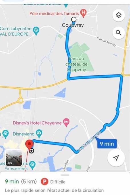 Duplex 6 Personnes Proche Disney A 5 Min En Voiture กูเวรย์ ภายนอก รูปภาพ